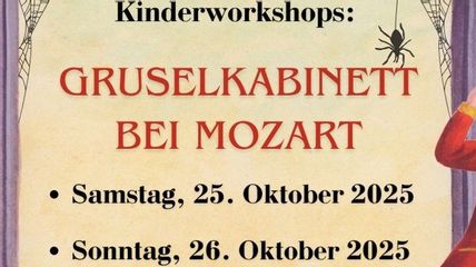 Text: Gruselkabinett bei Mozart, 25. und 26. Oktober 2025
