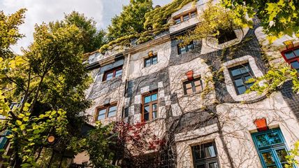 Fassade des Kunst Haus Wien